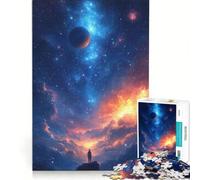 Puzzle per adulti da 1000 pezzi, paesaggio cosmico, gioco rilassante, ideale per passare il tempo durante le vacanze, un regalo perfetto per gli appassionati di videogiochi 38x26cm