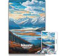 Puzzle per adulti da 1000 pezzi, paesaggio del Parco nazionale di Kluane, Canada, gioco educativo per famiglie, decorazione perfetta, opera d'arte, regalo, dimensioni 50x75cm