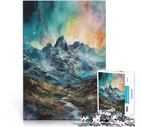Puzzle per adulti da 1000 pezzi Paesaggio montano Fatto di cartone per età pari o superiore a 14 anni gioco educativo di apprendimento Migliorare l'amore tra le coppie misurare:26x38cm