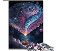 Puzzle per adulti da 1000 pezzi, palloncino nello spazio, puzzle impegnativo, dimensioni 50x75cm, rompicapo impegnativo, attività per famiglie, arredamento per la casa, regalo per le feste.