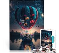 Puzzle per adulti da 1000 pezzi pallone nello spazio Fatto di cartone per e da 14 anni in su Assemblaggio del modello Giocattoli da regalo misurare:26x38cm/10.24 x 14.96pollice