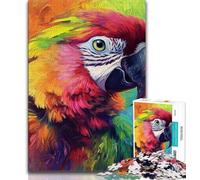 Puzzle per adulti da 1000 pezzi, pappagallo, aiuta il cervello a esercitare i giocattoli avvincenti per coltivare la pazienza, regalo per compleanni (38x26cm)