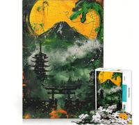 Puzzle per adulti da 1000 pezzi Paradiso Spirituale Asiatico Decorazione da Parete Gioco per Passatempi in Casa Bellissimo Gioco dal Design Elegante 50x75cm