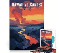 Puzzle per adulti da 1000 pezzi,Parco Nazionale dei Vulcani delle Hawaii,taglio liscio,gioco creativo per la mente,divertimento per il tempo libero,regalo di Natale rilassante (50x75cm)