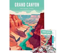 Puzzle per adulti da 1000 pezzi Parco Nazionale del Grand Canyon gioco pratico sfida per l'intelligenza giocattolo avvincente regalo di compleanno per donne (dimensioni 75x50cm)