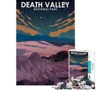 Puzzle per adulti da 1000 pezzi Parco Nazionale della Valle della Morte gioco educativo sfida rilassante antistress regalo di compleanno (dimensioni 38x26cm)