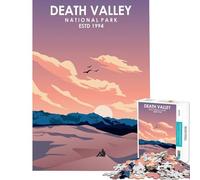 Puzzle per adulti da 1000 pezzi Parco Nazionale della Valle della Morte sfida per la mente e l'intelligenza giocattolo avvincente giochi divertenti antistress regalo per donne e uomini (75x50cm)