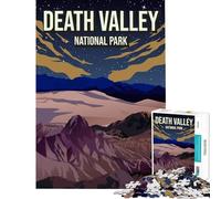 Puzzle per adulti da 1000 pezzi Parco Nazionale della Valle della Morte sfida per l'intelligenza e il cervello gioco avvincente regalo pratico per donne ottima idea regalo (Dimensioni 38x26cm)