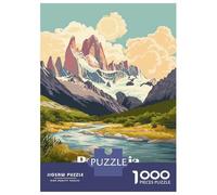 Puzzle Per Adulti Da 1000 Pezzi Patagonia Argentina Chile Landscape Art Puzzle Per Adulti Gioco Pratico Sfida Difficile Aiuta Ad Allenare Il Cervello 70x50cm/1000pcs