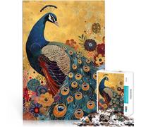 Puzzle per adulti da 1000 pezzi Pavone maschio in tecnica mista Fatto di legno per e da 14 anni in su Giocattoli per l'intrattenimento in famiglia Regali di compleanno e regali unici