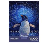 Puzzle Per Adulti Da 1000 Pezzi Penguin Starry Night -9 Puzzle Per Adolescenti Giochi Per Famiglie Assemblaggio Di Modelli Attività Divertenti A Casa 38x26cm/1000pcs