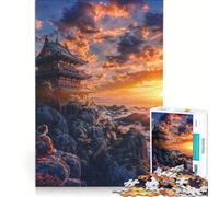 Puzzle per adulti da 1000 pezzi, per la pace interiore, un gioco pratico, ideale per passare il tempo durante le vacanze a casa, con poster e foglio di curiosità abbinati 50x75cm