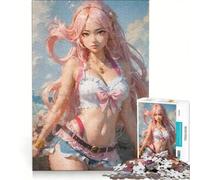 Puzzle per adulti da 1000 pezzi Perla Rosa dei Sette Mari gioco rompicapo difficile compleanno e Natale 50x75cm