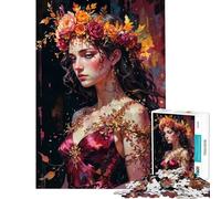 Puzzle per adulti da 1000 pezzi Persefone - L'ultimo sussurro d'autunno - Gioco interattivo - Un'opera d'arte compleanno e Natale (Dimensioni 38x52cm)