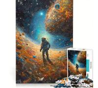 Puzzle per adulti da 1000 pezzi "Persi nell'etereo" un gioco pratico ma divertente e umoristico perfetto come regalo di Natale con Babbo Natale 50x75cm
