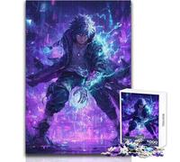 Puzzle per adulti da 1000 pezzi, personaggio anime cyberpunk con poteri elettrici, ma gioco rompicapo divertente e umoristico, ottimo regalo per i giochi (dimensioni 50x75cm)
