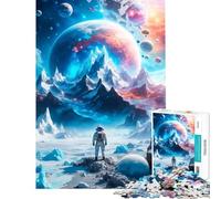 Puzzle per adulti da 1000 pezzi "Pianeta Blu" Aiuta ad allenare il cervello Un'opera d'arte Gioco rilassante per ragazzi dai 14 anni in su 50x75cm