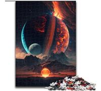 Puzzle per adulti da 1000 pezzi "Pianeta Gigante Gassoso" in legno, rompicapo ad alta difficoltà per adolescenti, 50x75cm, gioco interattivo per famiglie