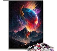Puzzle per adulti da 1000 pezzi, pianeta nello spazio, in legno, attività divertente per la casa, 50x75cm, attività per famiglie, sfida per il cervello, regalo perfetto per adolescenti