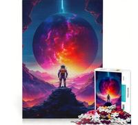 Puzzle per adulti da 1000 pezzi "Pianeti Ardenti", giochi rilassanti, difficoltà elevata, con poster abbinato e foglio di curiosità, 50x75cm