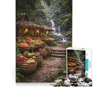 Puzzle per adulti da 1000 pezzi "Piccoli frutti antichi" gioco pratico divertente e spiritoso ideale come idea regalo con Babbo Natale 38x26cm