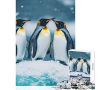 Puzzle per adulti da 1000 pezzi Pinguini reali su un iceberg in Antartide giocattolo educativo regalo per compleanni gioco pratico collezione di artisti belle arti dimensioni 50x75cm