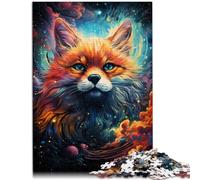 Puzzle per adulti da 1000 pezzi Planet Color Fox Gioco educativo Sfida giocattolo 10,27 pollici x 14,96 pollici Migliora la memoria per adolescenti da 14 anni e oltre