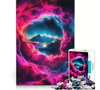 Puzzle per adulti da 1000 pezzi Porta del Cosmo, gioco rilassante, allena la mente e la mano, compleanni e altre occasioni 38x52cm