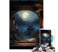 Puzzle per adulti da 1000 pezzi Porta del Paradiso Giapponese gioco interattivo gioco intellettuale regalo per donne e uomini antistress (dimensioni 38x52cm)