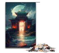 Puzzle per adulti da 1000 pezzi Porta giapponese per il paradiso Puzzle fai da te Giocattoli Ottimi regali per Natale per adolescenti dai 14 anni in su 75x50 cm