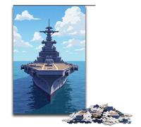 Puzzle per adulti da 1000 pezzi portaerei regalo di compleanno per adolescenti dai 14 anni in su 1000 pezzi (75x50 cm)