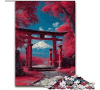 Puzzle per adulti da 1000 pezzi, Portale giapponese Torii, gioco per famiglie, antistress, sfida difficile, un'opera d'arte per bambini dai 14 anni in su (dimensioni 50x75cm)