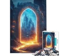 Puzzle per adulti da 1000 pezzi Portale Magico per il Castello Giocattolo Decorativo per la Casa Decorazione da Parete Regalo per Amici e Familiari (38x52cm)