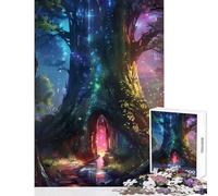 Puzzle per adulti da 1000 pezzi Portale verso l'ignoto giocattoli antistress ottimo regalo gioco rompicapo stimolante intellettuale dimensioni 38x52cm