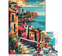 Puzzle per adulti da 1000 pezzi, poster della Sicilia, per ammazzare il tempo durante le vacanze, per migliorare l'amore tra coppie dai 14 anni in su, 38x26cm