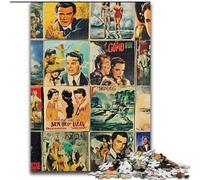 Puzzle per adulti da 1000 pezzi, poster di film, giochi educativi, decorazione per la casa, ideale come regalo per tutta la famiglia (dimensioni 26x38cm)