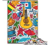 Puzzle per adulti da 1000 pezzi, poster di viaggi nel mondo, adatto a persone dai 14 anni in su Difficile da completare ma divertente e umoristico Ottimo regalo Dimensioni: 50x75cm