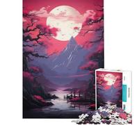 Puzzle per adulti da 1000 pezzi poster giapponese Vaporwave rompicapo gioco intellettuale regalo di compleanno difficile (dimensioni 50x75cm)