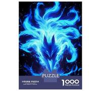 Puzzle Per Adulti Da 1000 Pezzi Power Kitsune Fox Puzzle Per Adulti Gioco Rompicapo Taglio Di Precisione Sfida Educativa 38x26cm/1000pcs