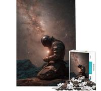 Puzzle per adulti da 1000 pezzi Preghiere del Cavaliere Difficile e Sfida Gioco Divertente per ragazzi dai 14 anni in su (38x52cm)