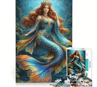 Puzzle per adulti da 1000 pezzi Principessa dell'Oceano e Sirena gioco educativo decorazione per la casa ideale come regalo 50x75cm