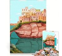 Puzzle per adulti da 1000 pezzi Puglia gioco per famiglie decorazione da parete con pezzi di forma casuale completamente ad incastro 50x75cm