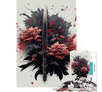 Puzzle per adulti da 1000 pezzi pugnale antico gioco interattivo giocattolo avvincente per coltivare la pazienza regalo di Babbo Natale segreto ideale per passare il tempo durante le vacanze a casa