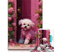 Puzzle per adulti da 1000 pezzi puzzle a forma di cucciolo di orsacchiotto per adulti antistress sfida difficile decorazioni e regali unici per la casa 75x50cm