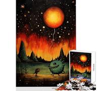 Puzzle per adulti da 1000 pezzi puzzle a forma di palloncino mostruoso giocattoli antistress ottimo regalo gioco rompicapo stimolante intellettuale dimensioni 38x26cm