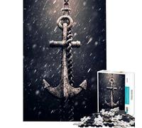 Puzzle per adulti da 1000 pezzi puzzle "Ancora Tempesta" giocattolo educativo da 1000 pezzi taglio di precisione gioco divertente per tutta la famiglia (38x52cm)