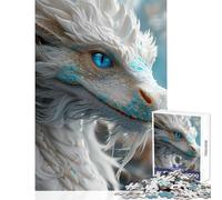 Puzzle per adulti da 1000 pezzi puzzle bianchi e blu giocattoli educativi idee regalo per giochi educativi che migliorano l'amore tra coppie dimensioni 38x52cm