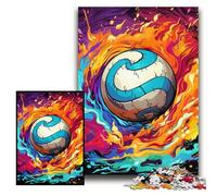 Puzzle per adulti da 1000 pezzi, puzzle colorati di pallavolo per adulti, 26x38cm, sfida per la mente, regalo perfetto per adolescenti e decorazioni per la casa