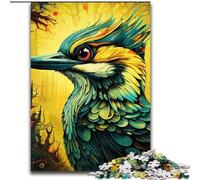 Puzzle per adulti da 1000 pezzi, puzzle colorato a forma di picchio, rompicapo impegnativo per adolescenti e famiglie (dimensioni 50x75cm)