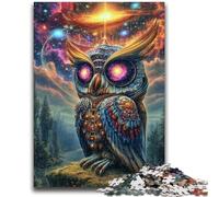 Puzzle per adulti da 1000 pezzi, puzzle con animali fantasy e gufo, gioco stimolante e gioco per famiglie, regali di Babbo Natale segreto, 38x26cm